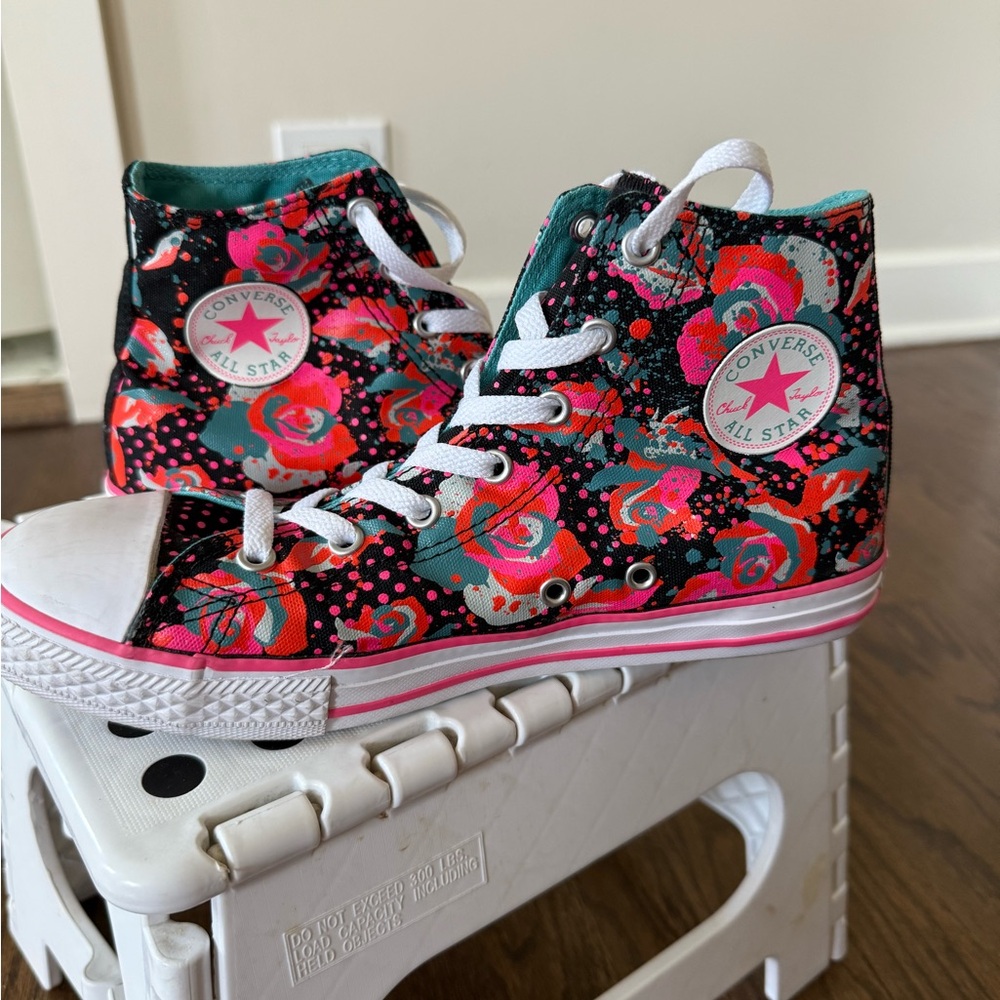 Converse High-Top Sneakers - Multicolored. Check size description.
